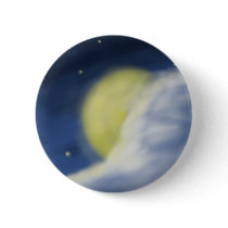 Moon Partly Hidden by a Cloud Pin