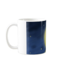 Moon Partly Hidden by a Cloud Coffee Mugs