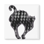 Moon Phase Kitty Fridge Magnets