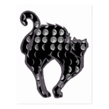 Moon Phase Kitty Postcards