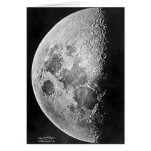 Moon ~ Photograph 1865 Card
