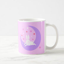Moon rabbit mug
