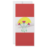 Moon Roses Rack Card rack cards
