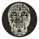 Moon Skull Stickers