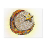 Moon-Star -Islam postcards