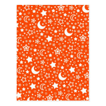 Moon & Stars Post Card