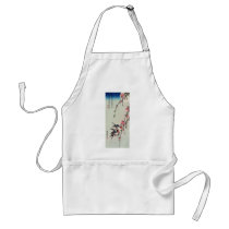 Moon, Swallows, and Peach Blossoms, Ando Hiroshige Apron