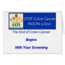 MoonADocFrontSingle Greeting Cards
