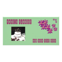 Moondaisy Personalized Photo Card