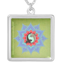 .::MoonDreams::. Koi Lotus Sage Mandala Pendants