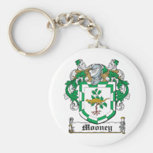 Mooney Family Crest Key Chain