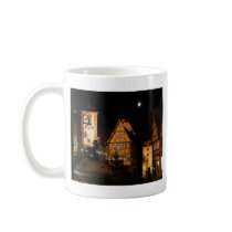 Moonlight in Rothenburg Coffee Mugs
