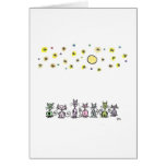 Moonlight Kitties Greeting Card