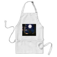 Moonlight Kitty Aprons
