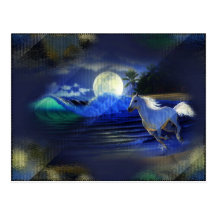 Moonlight Run Postcard
