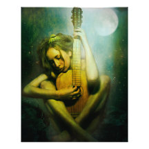 Moonlight Strings Photographic Print