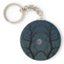 Moonlight Tree Silhouette Key Chain