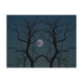 Moonlight Tree Silhouette Post Cards
