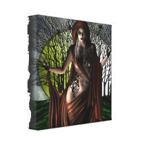 Moonlight Vamp - Wrapped Canvas Canvas Prints