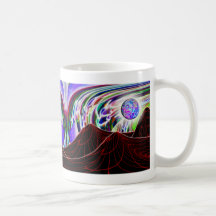 Moonrise over Butterfly Mountain Mug