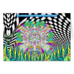 Moonrise over the Redwood Forest Card