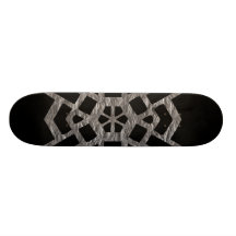 MoonScape Black Skateboard Deck