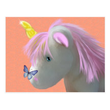 Moonstone the unicorn postcard