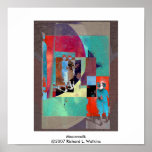 moonwalk16, Moonwalk @2007 Richard L. Watkins Print