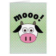 Mooo! Cow Cards