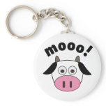 Mooo! Cow keychains