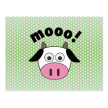 Mooo! Cow Postcards