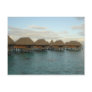 Moorea Huts at Dusk