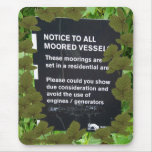 Moored Vessels Mousepad portrate
