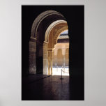 Moorish arch, The Alhambra, Print