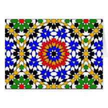 Moorish Tile Card