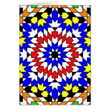 Moorish Tile Card