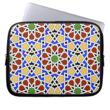 Moorish tile Electronics Bag Laptop Sleeves