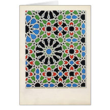 Moorish tile greeting cards