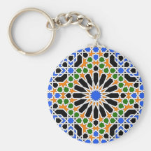 Moorish tile keychains