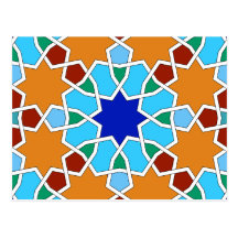 Moorish Tile Postcard