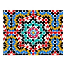 Moorish Tile Postcard