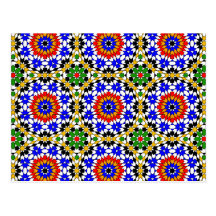 Moorish Tile Postcard