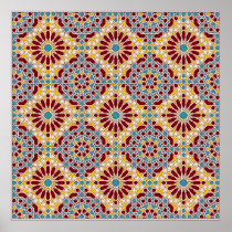 Moorish Tile Poster