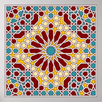 Moorish Tile Poster