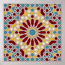 Moorish Tile Poster