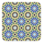Moorish tile Square Sticker