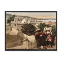 Moorish woman and child on the terrace, I,  Algier postcards