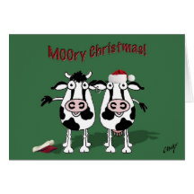 MOOry Christmas and a Happy MOO Year! Cards