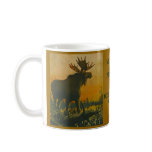 MOOSE AT SUNSET MUG ~ MILES AWAY... WORLDS APART!