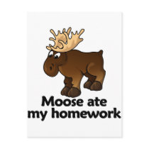Moose ate my homework
